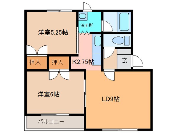 ｱﾍﾟｯｸｽⅢの物件間取画像